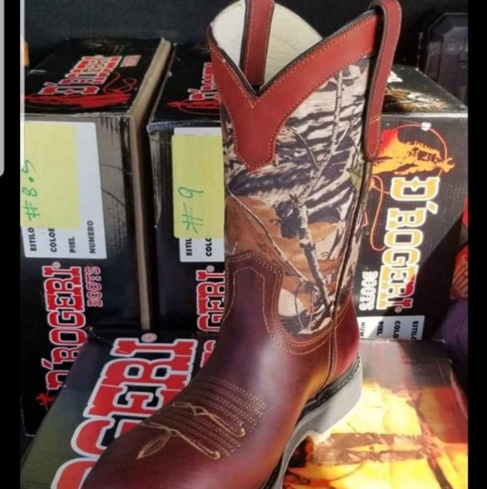 Steel toe work boots
